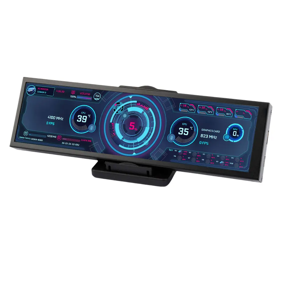 8.8 ġ  Ʈ LCD ȭ HDMI ȣȯ USB Ʈ 1920*480   AIDA64  ÷ CPU GPU SSD 
