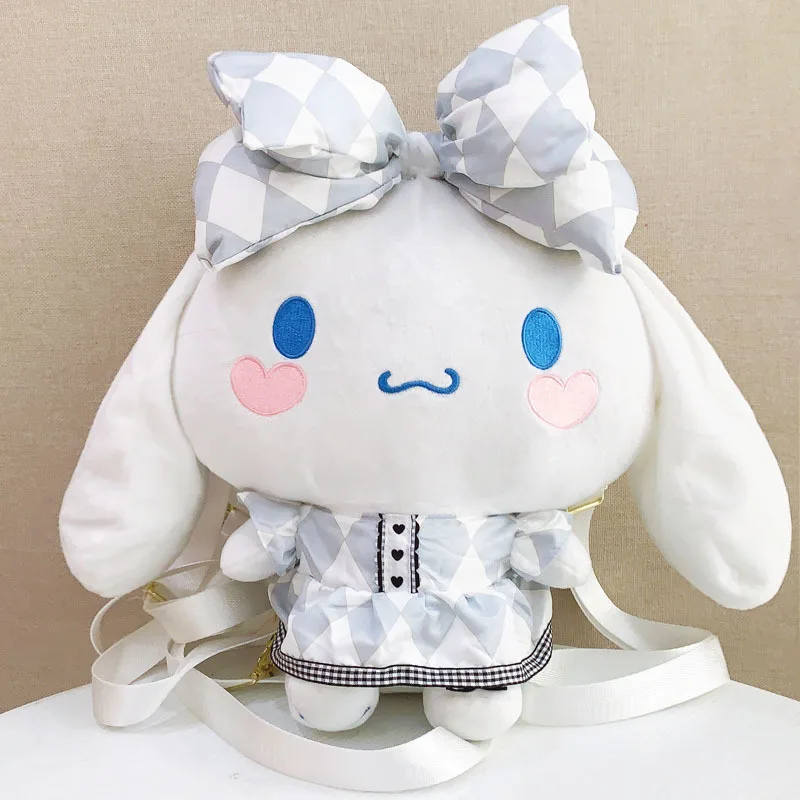 

Anime Sanrio Kawaii Cinnamoroll Plush Toy Backpack Cartoon Cute Plushies Dolls Handbag Toys For Girls Children Christmas Gifts