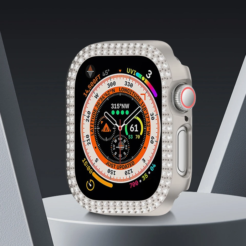 Double Diamond PC Watch Case for Apple Watch 10