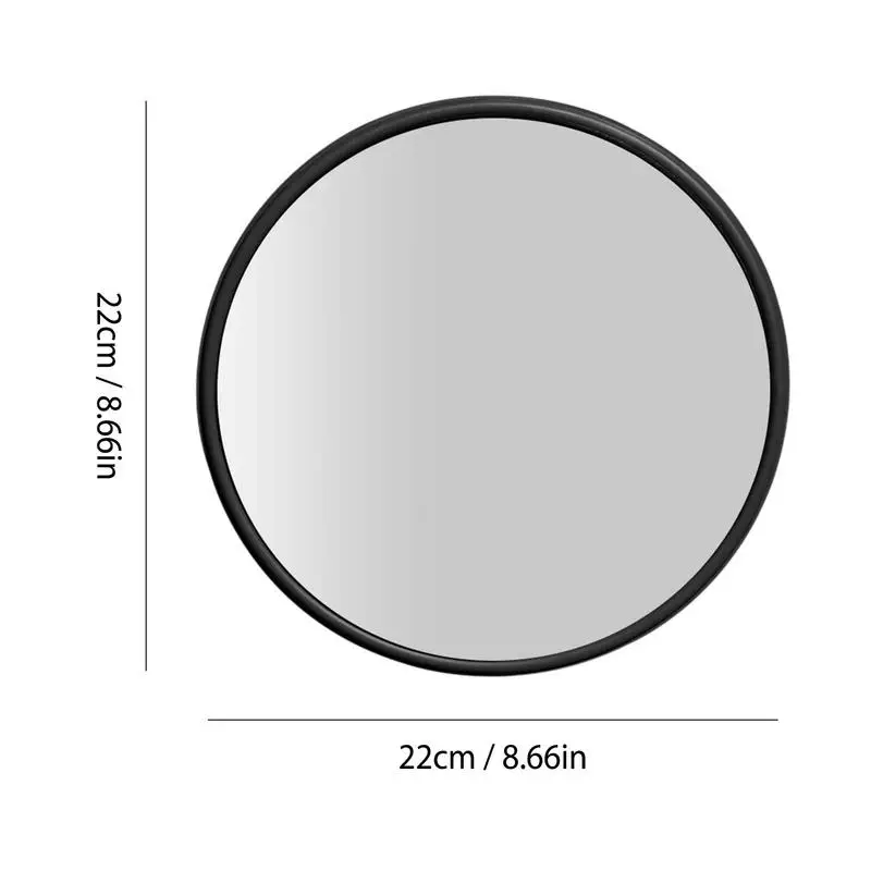 Specchio Convesso Di Sicurezza 1/8 – Grandangolare, Acrilico PMMA, Bordo In Gomma, Dimensioni 30-60 Cm, Per Negozi E Parcheggi
