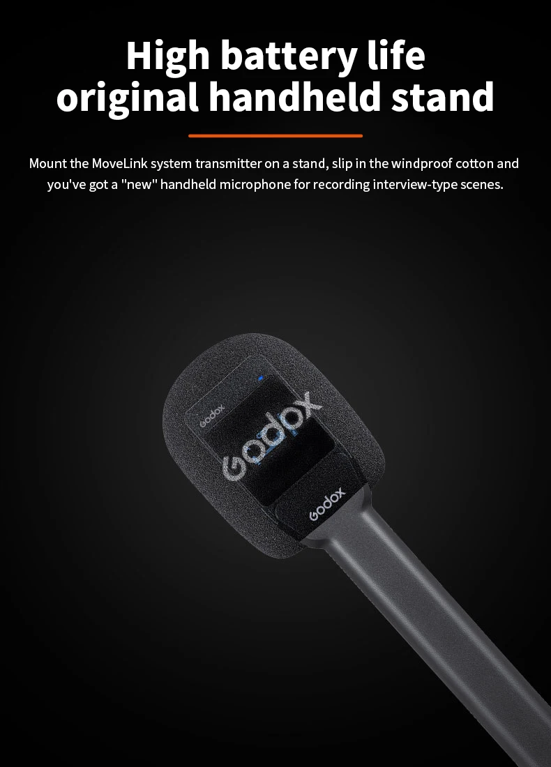 Godox movelink ML-H microfone sem fio handheld