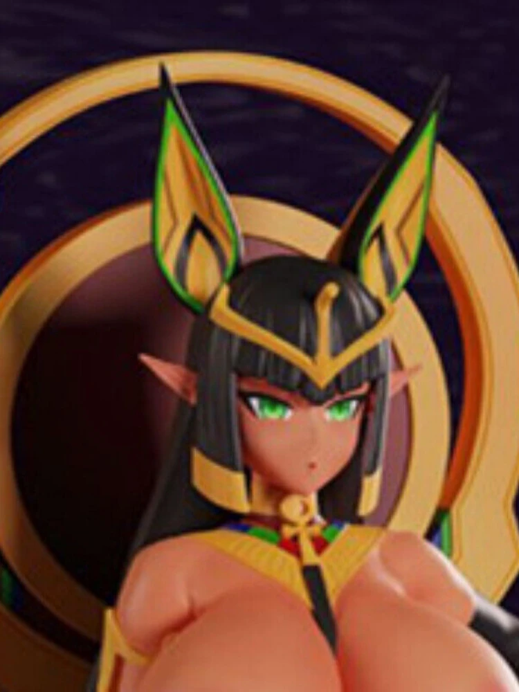 1/24 스케일 수지 그림 모델 키트 토끼 귀가 있는 섹시하고 통통한 소녀 Nsfw 조립되지 않은 도색되지 않은 3D 인쇄 DIY 장난감 471
