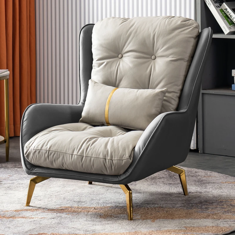 Sedie Da Soggiorno Italiane Divano Con Rivestimento Elastico Sedia Nordica Supporto Per Schienale Singolo Lounge Decorazione Ergonomica Per Feste Faut