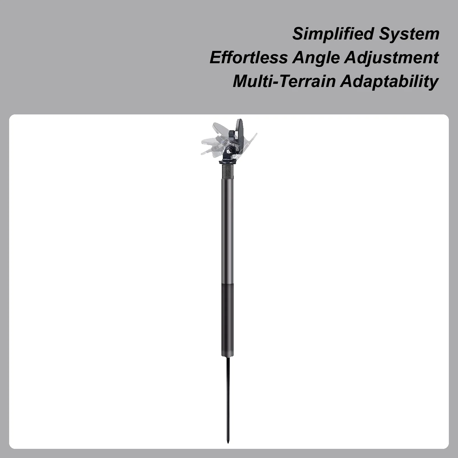 Golf Phone Tripod Golf Recording Stick Magnetic Mobile Mount Adjustable Height Extendable 360 Degree Rotate for Travel Vlogging