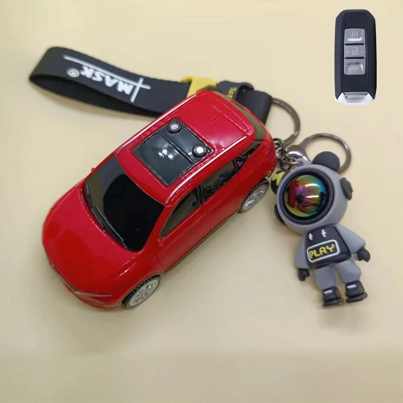 

ICAR for Baojun 510 Car Styling for Baojun 510 730 360 560 RS-5 530 630 for Wuling Hongguang S Car Key Case Cover Holder Chian