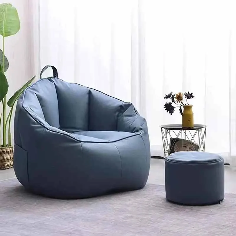 

Удобный синий диван для гостиной, современный Одноместный дизайнерский диван, роскошная Скандинавская мебель для ленивых салонов, мебель для дома