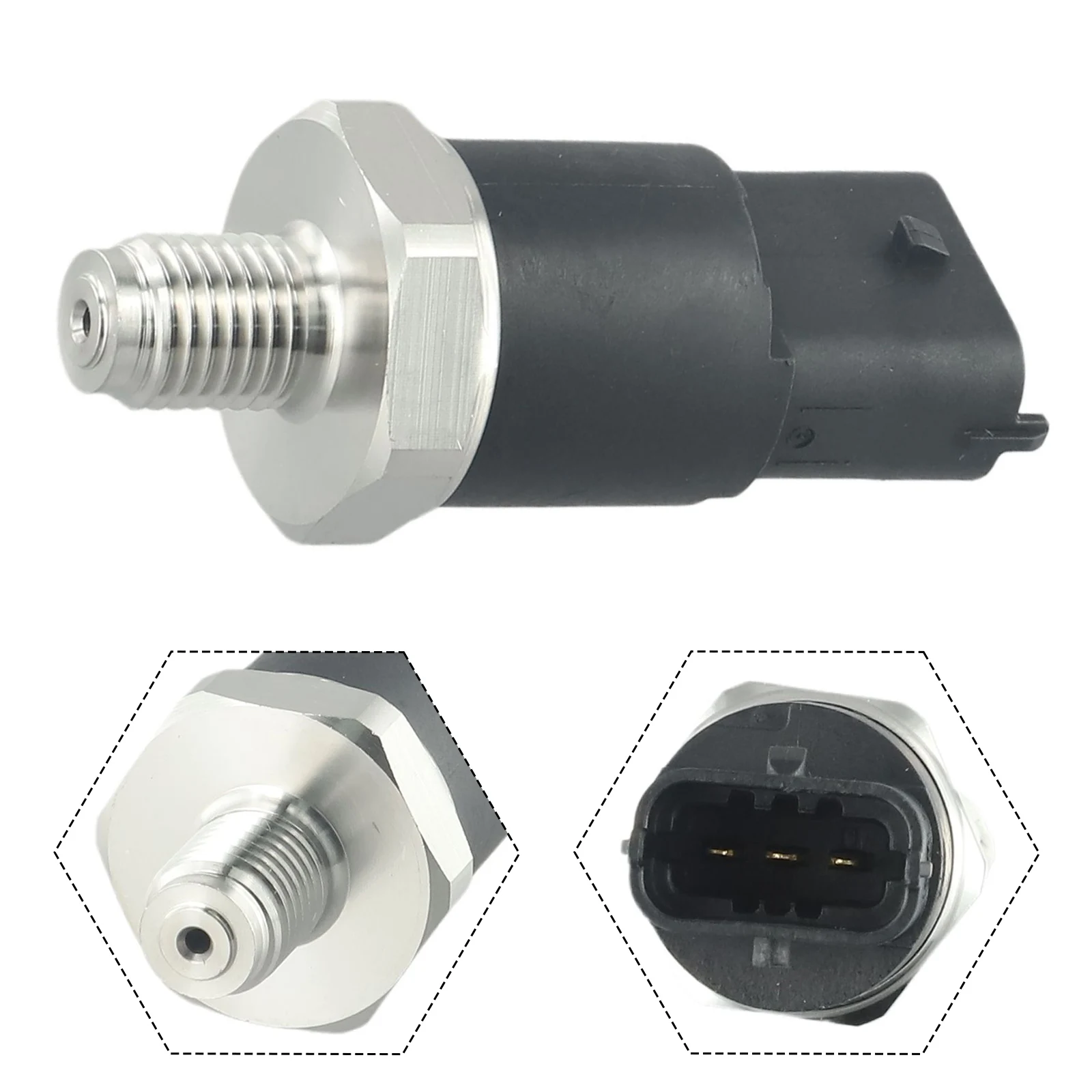 

High Pressure Sensor ​Fuel Rail Front Part Number 0281002405 Assembly FUEL RAIL PRESSURE Automobile Accessories