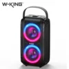 W-KING Portable Bluetooth Speakers 80W RMS Party Wireless Boombox/4 Drivers(2*4.04'' Woofer), Huge 105dB Sound 24H Playtime 1