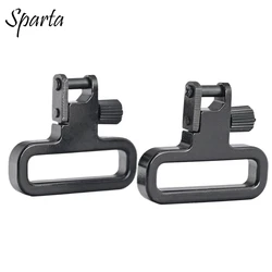 Enhanced Quick Detach Tactical Shoulder Strap Swivels with MIM Lock - 1.25 Inch (GREY 1.25 INCH)