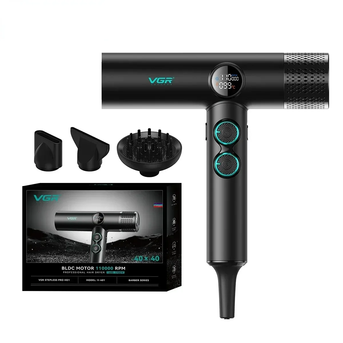 110000 revolutions per minute hair dryer 220 volts BLDC motor hair dryer machine salon hair for home use V-401