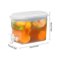 Distributeur de boissons pour réfrigérateur 2,8 l/5l, bouilloire d'eau froide de grande capacité avec robinet, distributeur de boissons glacées, réfrigérateur avec robinet 3