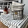 Ins Pure Cotton Towel Striped Face Wash Household Soft and Absorbent Couple Bath Towel 1