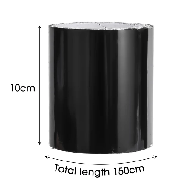 Black 10x150cm 1pcs