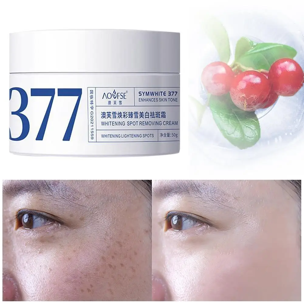 

377 Whitening And Removing Anti-spot Cream Anti-yellow Student Skin Brightening Moisturizing Color Whitening Female E7I4