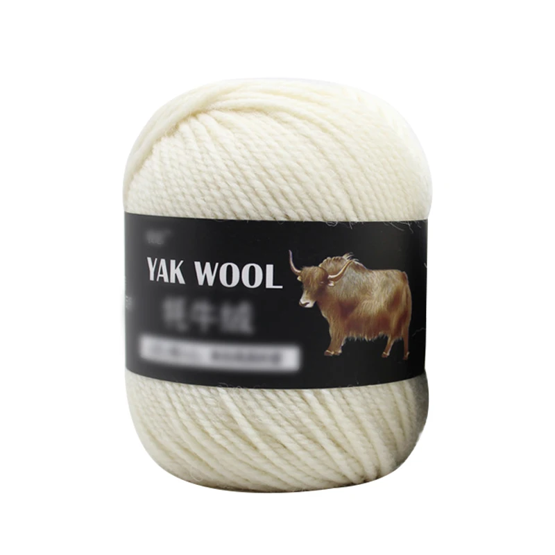 Knitting Wool Yarn Yak Wool 3-Strand for Sweater Coat Scarf Hat