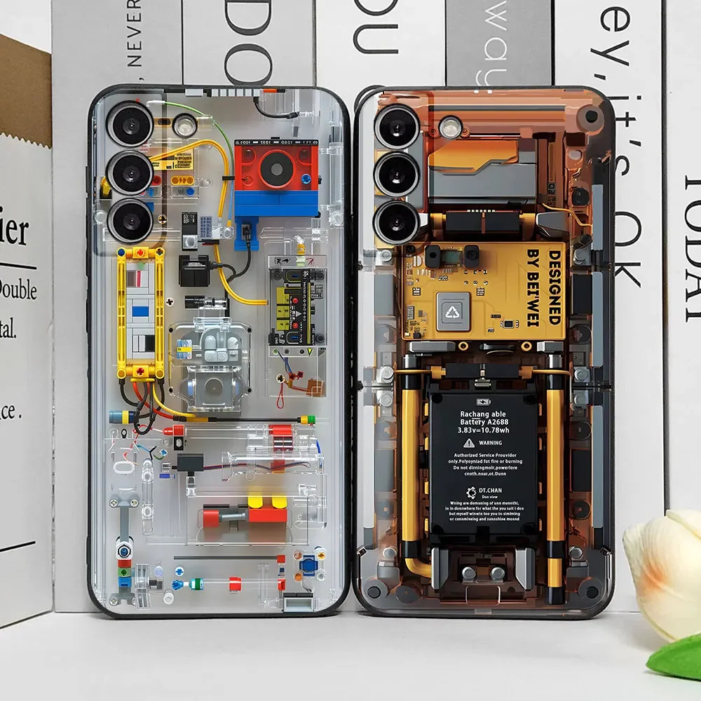 Advanced Circuit Board Pattern Phone Case - Soft Cover Art Design