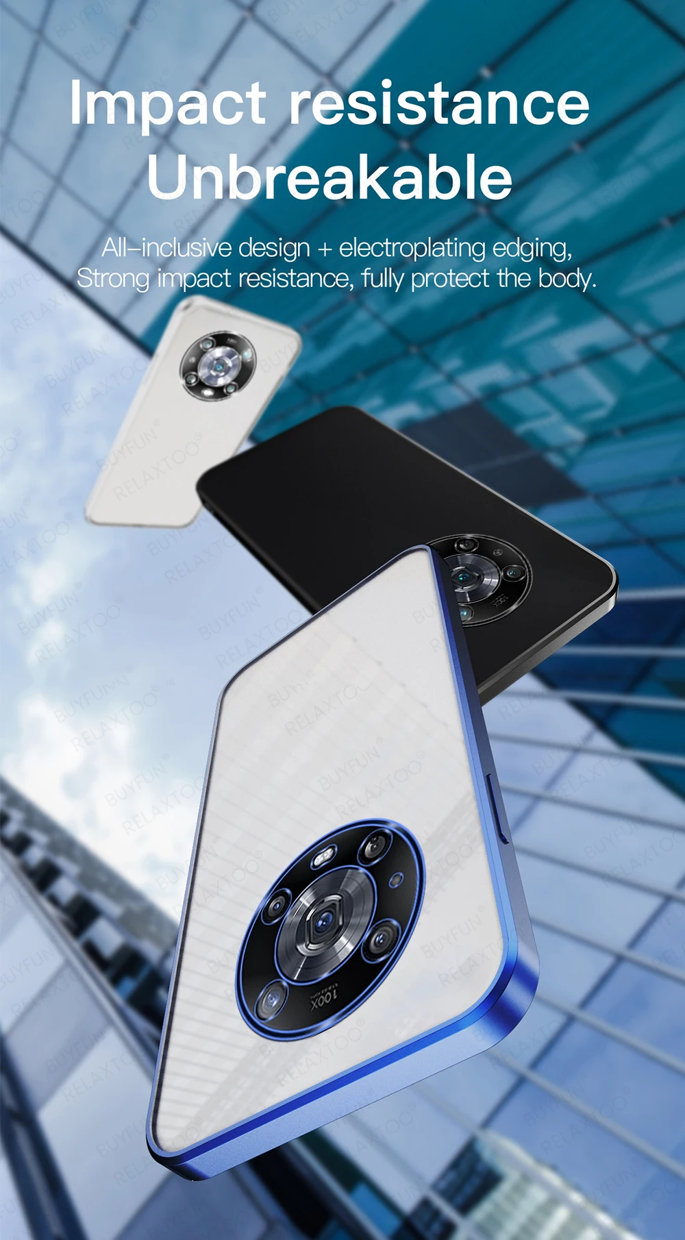 Coque arrière de luxe translucide avec cadre plaqué mat, étui rigide pour Honor Honer Magic 4 Magic4 Pro 4Pro 5G, caméra PC Shockpro_voghion.com