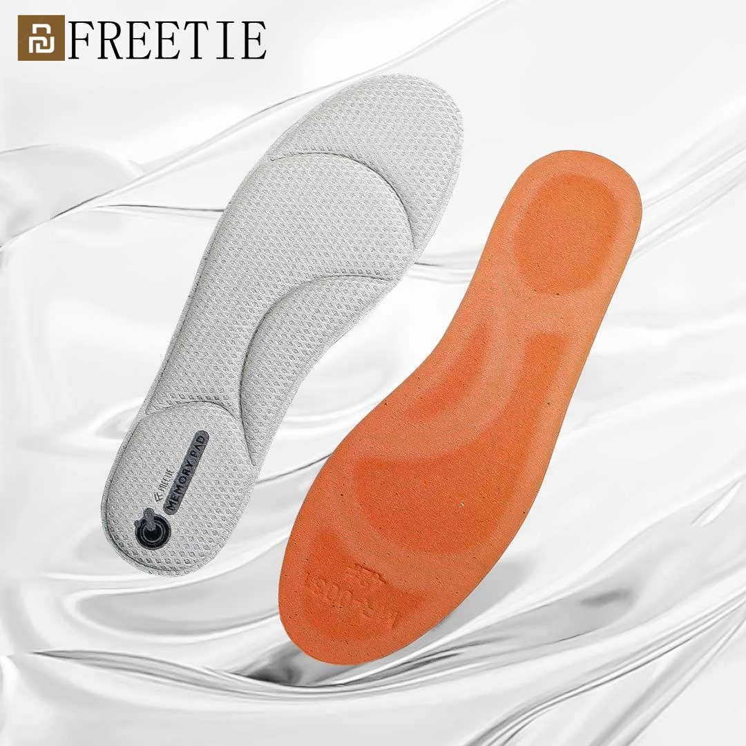 Sports Insoles Upgraded Version Youpin FREETIE Insole Memory Cotton Soft Cushioning Insole Durable Breathable Anti-Skidding Shock Absorption