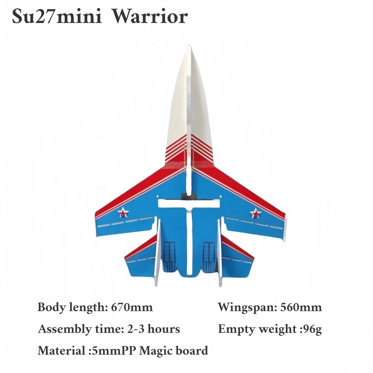 Su27mini Rc Beginner Training Plane 56cm Small Model Airplane KIT Remote Control Fixed Wing Crash Resistant Magic Board Glider 3