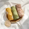 Happyflute New Print 120*110cm Soft Muslin Bamboo Cotton Baby Wrap Fashion Pattern Newborn Multi-function Swaddle Blanket 5