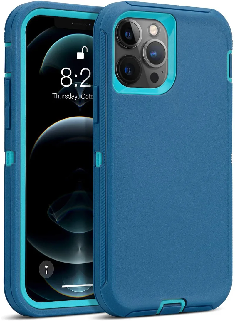 thumbnail image 1 of For iPhone 15 14 13 12 11 ProMax Original Heavy Duty Armor 3 in 1 Shockproof Case+Rotary Belt Clip For iPhone 7 XS Max XR Cover, 1 of 5