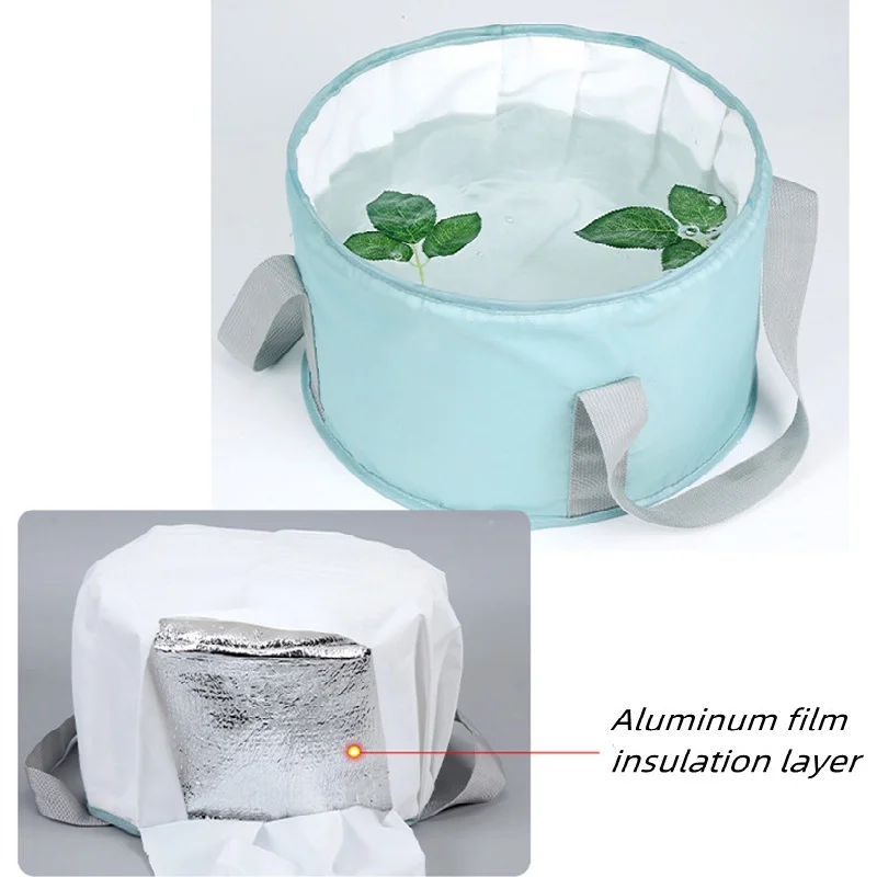 Relieve Your Feet After A Long Day with This Portable Collapsible Foot Bath Basin-Perfect for Traveling & Camping