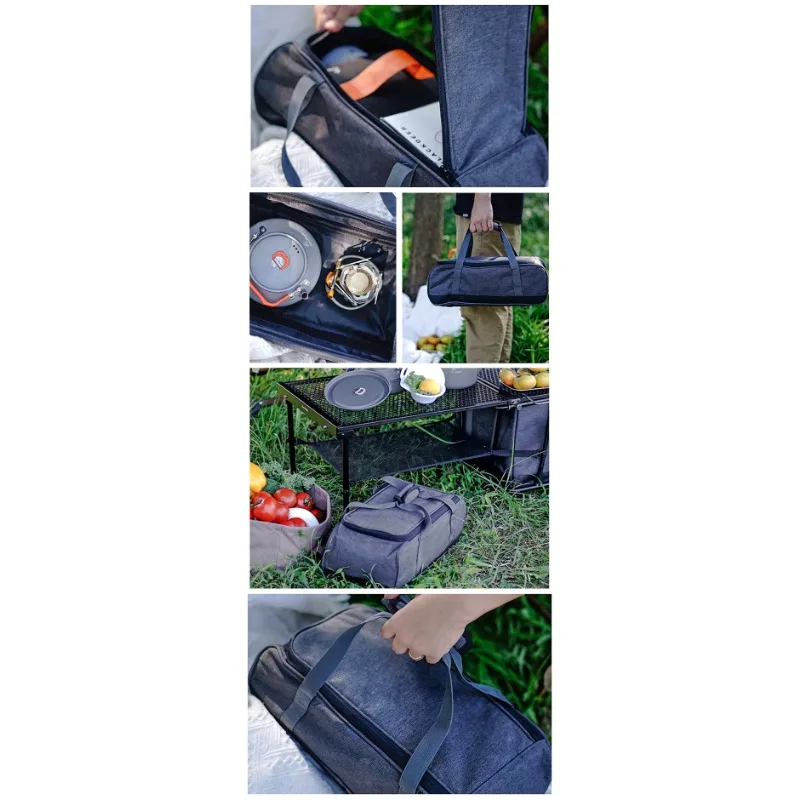 

Camping Cookware Storage Bags Waterproof Portable Outdoor Equipment Impact Resistant Picnic Cutlery Bag Extra Large Capacity