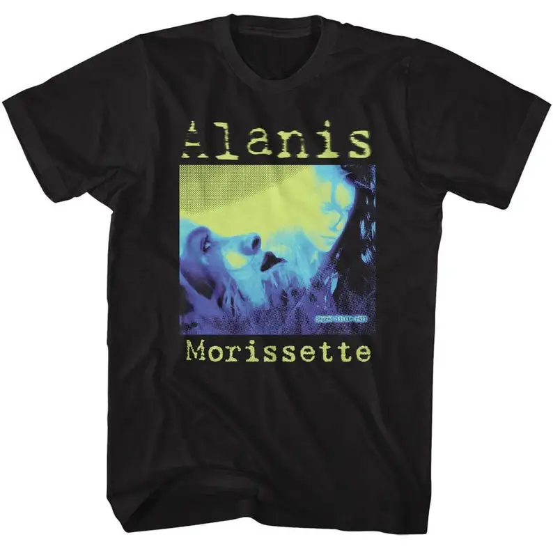 

Alanis Morissette Tricolor JLP Black Adult T-Shirt
