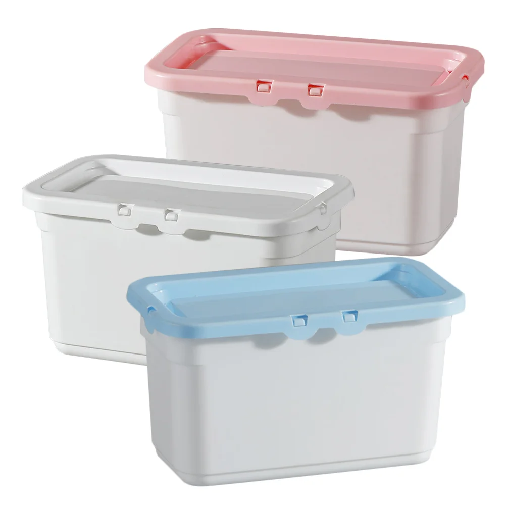 

3 Pcs Laundry Beads Storage Box Detergent Dispenser Holder Case Container Bin Pp Organization Bucket