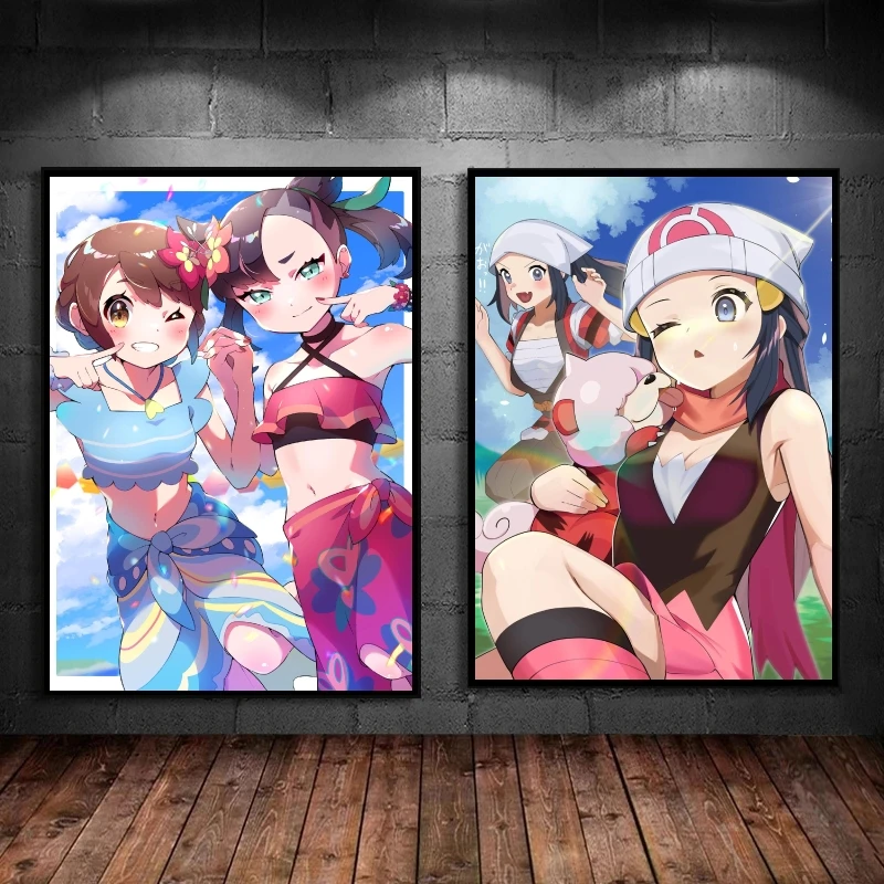 

Canvas Artwork Painting Pet Elf Characters Classic Wall Stickers Kid Action Figures Friends Gifts Children's Bedroom Decor