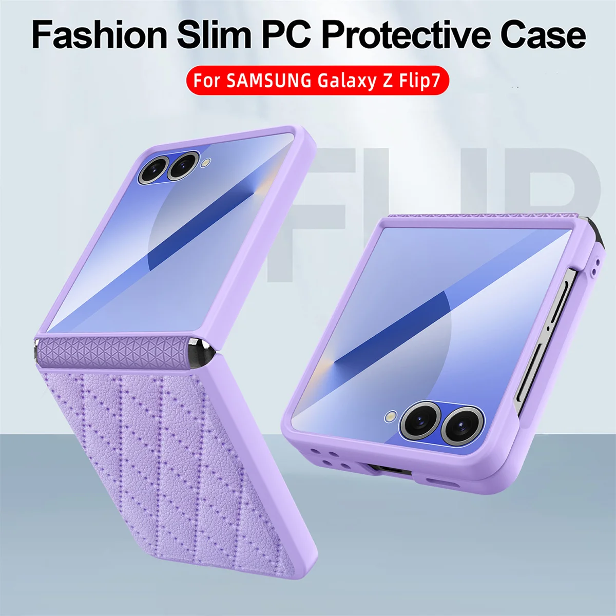 Película protectora de vidrio a prueba de golpes, funda de teléfono para Samsung Galaxy Z Flip 7 6 5 Flip7 FE Flip6 Flip