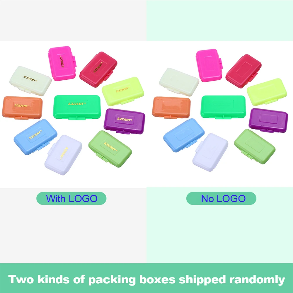 AZDENT 10 Box/Lot Kieferorthopädie-Ortho-Wachs, 6 Geschmacksrichtungen, optional für Zahnspangen, Zahnfleischreizungen, Logo und kein Logo, zufälliger Versand – Detail 3