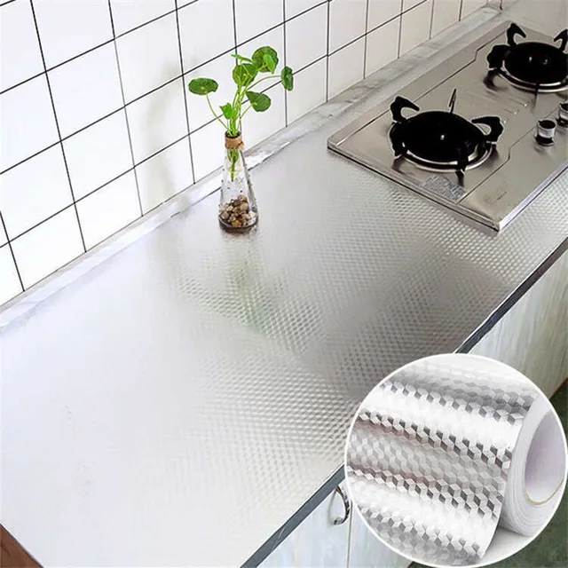 Ön Adagoló Konyhai Fiók Papír Megvastagodott Olajbiztos Matricák Szekrény Szőnyeg Placemats Vágható Szekrények Polcok Bélés - Image 5