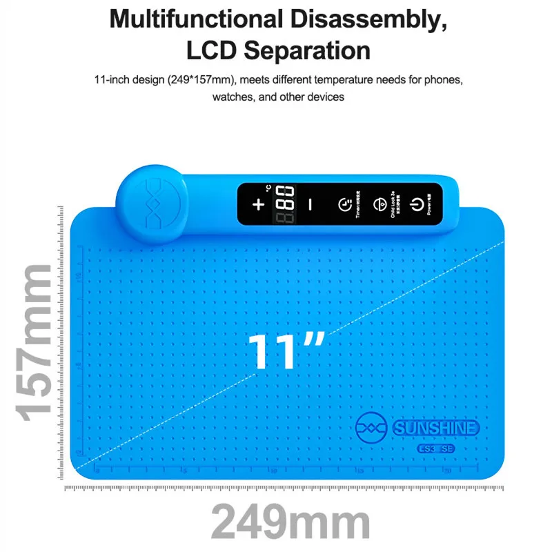 SUNSHINE LS3 SE LCD Screen Separator 11 Inch Heating Plate 4