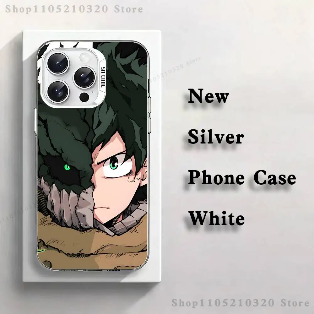 Premium White Matte IMD My H-Hero Academia D-Deku Phone Case