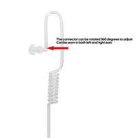 3.5mm Single Side Cell Phone Headset Single Hearing Radiation Headset Vacuum Spiral Tube Air Conduit MP3/4 Use - Image 6