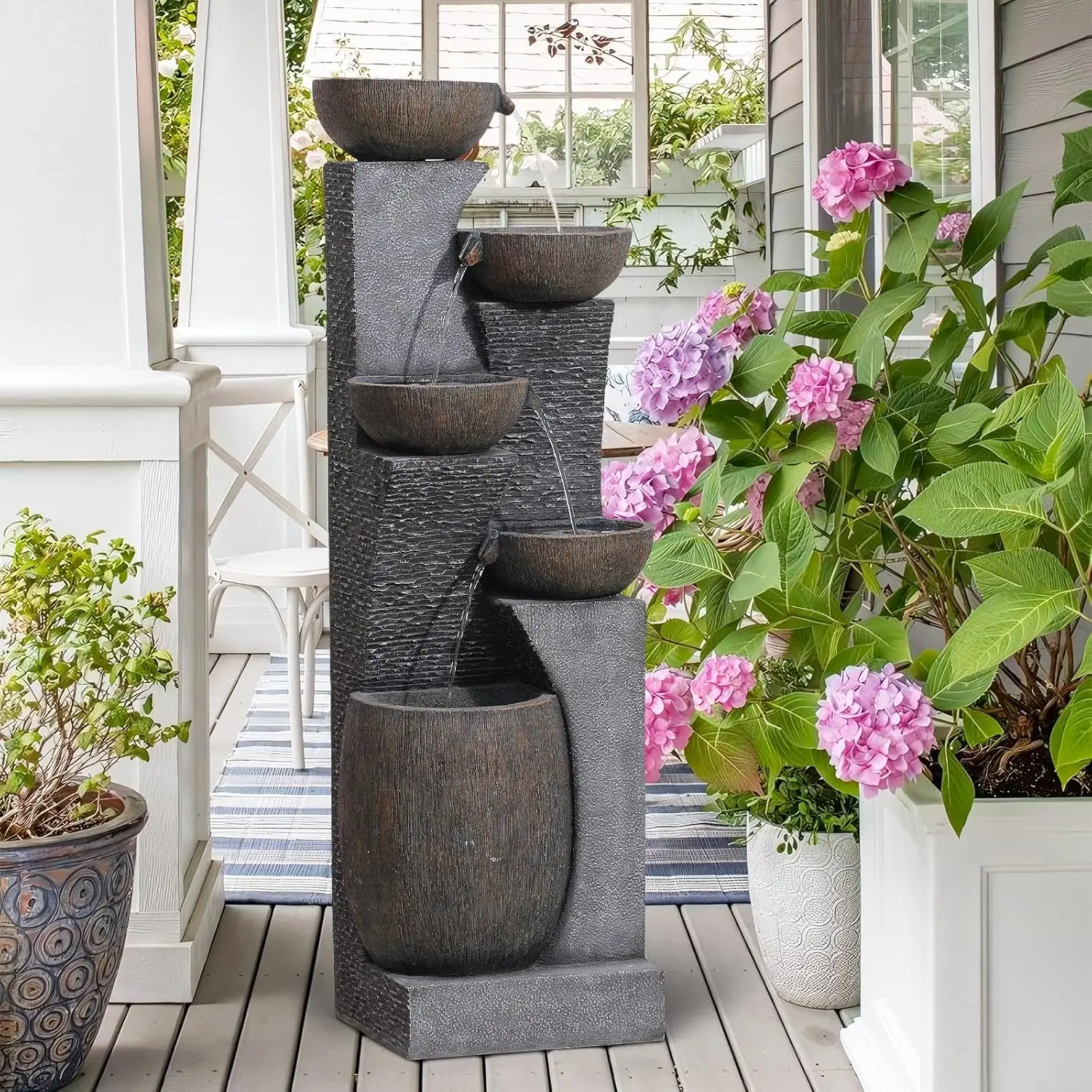 Geometric Waterfall Fountain 5