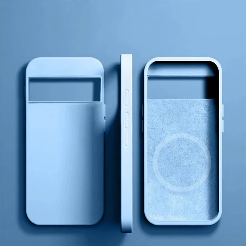 MagSafe Liquid Silicone Shockproof Phone Case with Magnetic Charging Capability