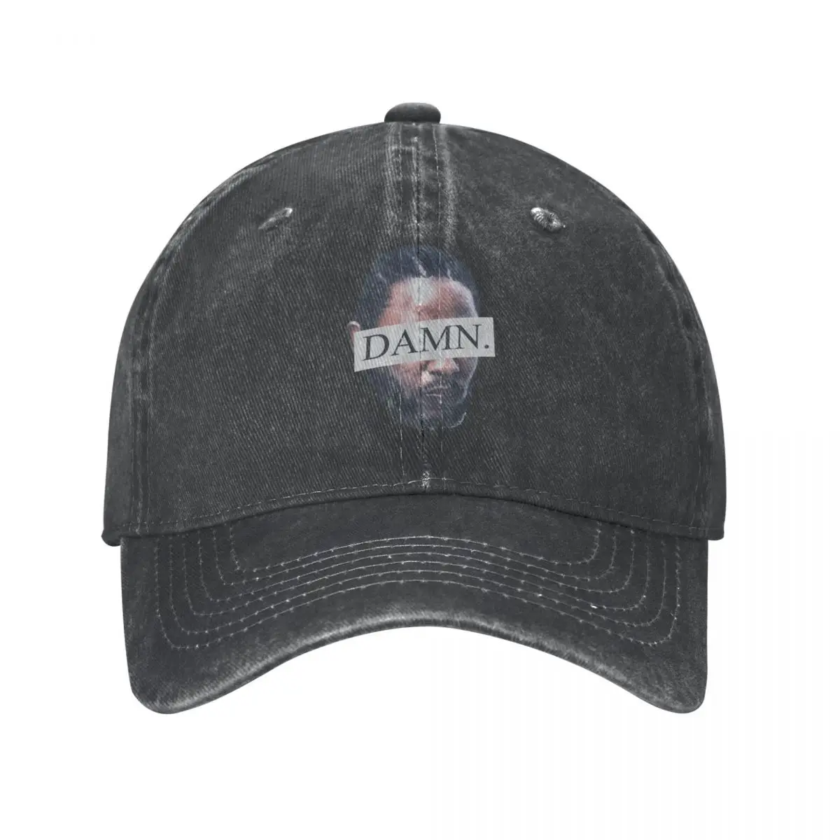 

Vintage Kendrick Lamar DAMN Baseball Caps Men Women Distressed Denim Snapback Cap Cool Rapper Hiphop Outdoor Running Golf Cap