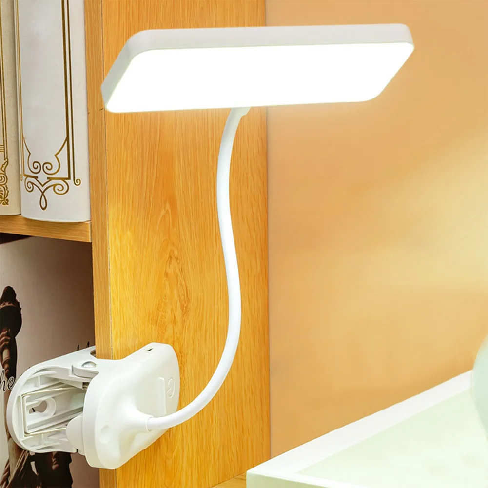 LED Reading Light Clip On Reading Lamp USB Charging Creative Desk Light Multi-Function Small Night Lights for Bedroom Dormitory 4
