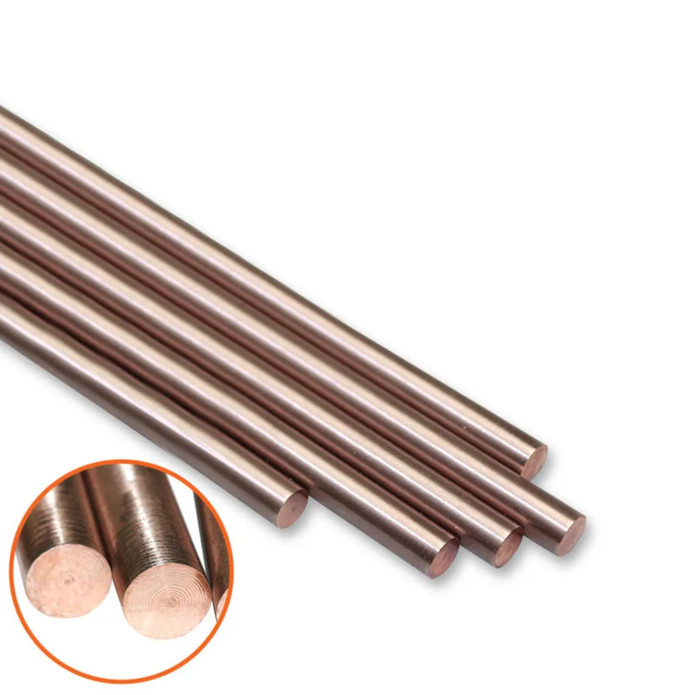 

W70Cu30 W75Cu25 W80Cu20 Dia 3-20mm Tungsten copper bar Tungsten Copper Alloy Good Electric Spark Put Electric Rod Length 200mm