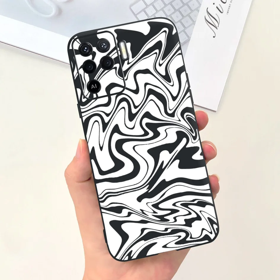 Cute Painted Soft Silicone Phone Case - Colorful Design s