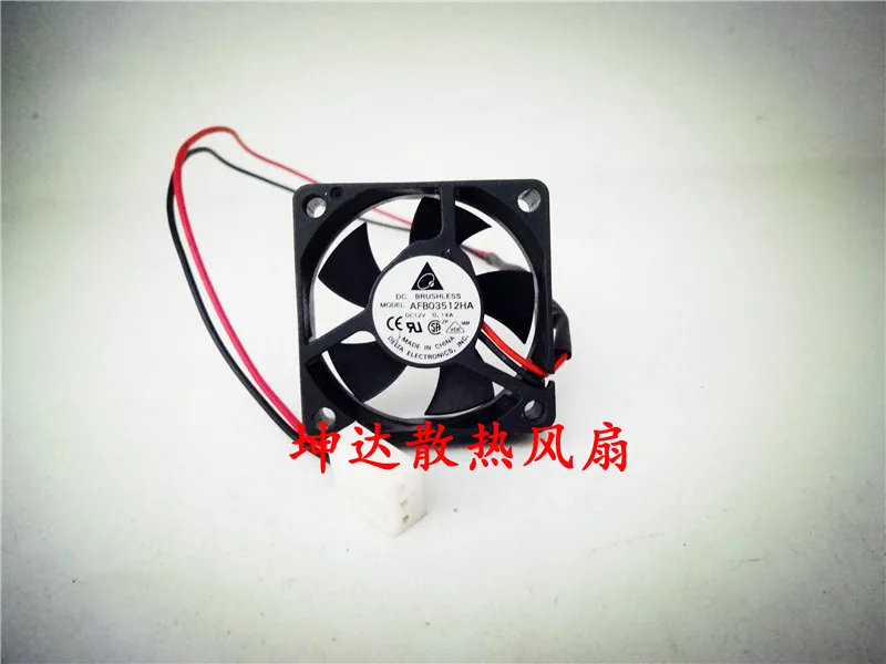 

Delta Electronics AFB03512HA DC 12V 0.14A 35x35x10mm 2-Wire Server Cooling Fan