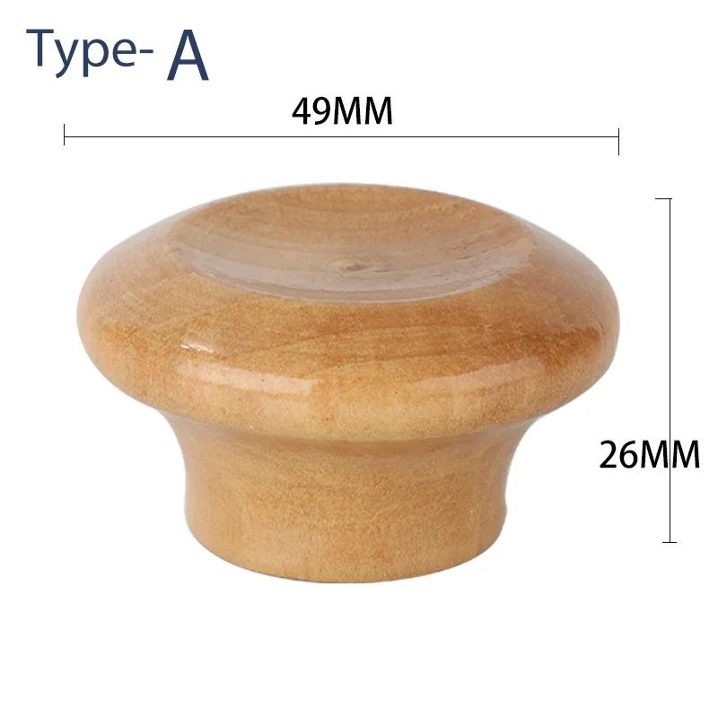 Description Picture 2 of item1Pcs Universal type Pan Cover Handle Single hole Lid Wood Handle Kitchen Utensils Soup Pot Lid Accessory Cookware Parts Knobs
