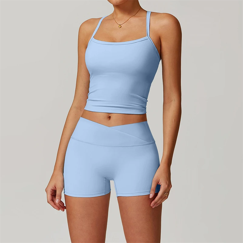 Sky Blue Short Set