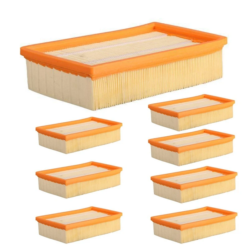 

Набор сменных фильтров для пылесоса Karcher NT25 NT35 NT361 NT45 NT55 NT611, 8 шт.