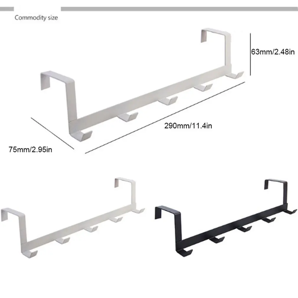 

Door Hooks Kitchen Cabinet Hook Clothes Hanger White Black High Quality Towel hanger door hanger Stainless Steel Wall Hanging