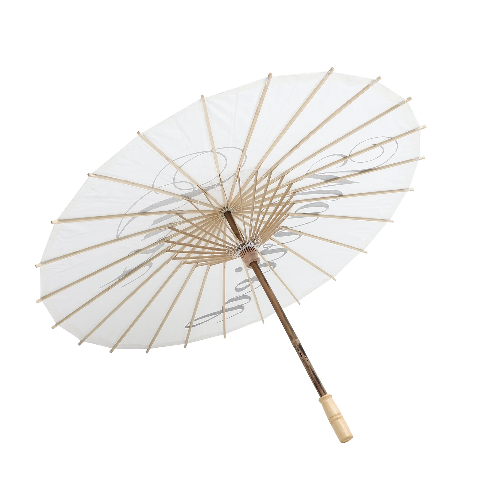 

Wedding Decorations for Ceremony Paper Parasol Umbrella Can Write Decore Wooden Movie Props