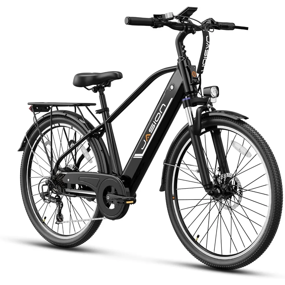 Electric Bike for Adults 1200W Peak Motor 528WH Removable Battery,up to 60miles 28MPH City Cruiser Ebike,26'' Commuter E Bike