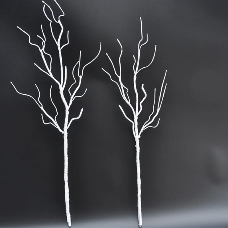 

Artificial Dry Branch Flower Foam Tree White Dried Plant Flower For Wedding Accessories Party Holiday Craft Dried Branches Decor